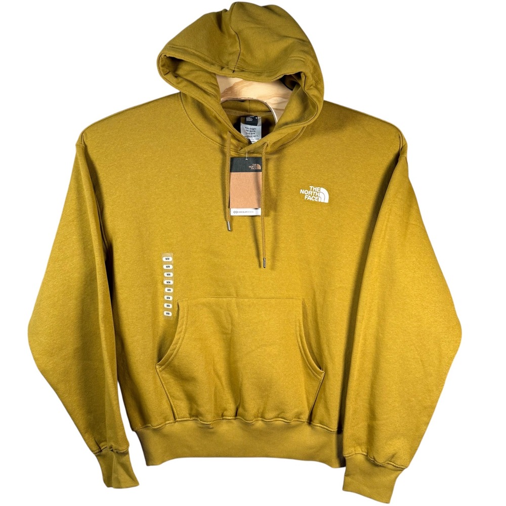 The North Face EVLN Vintage Hoodie Mens M Amber Green New A84GE Fleece Pullover‎